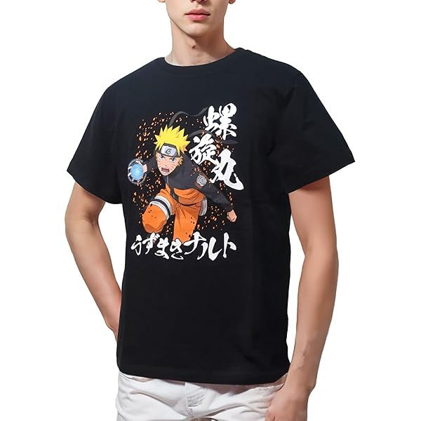 Amazon | ESTGC ナルト NARUTO tシャツ 疾風伝 カカシ うずまき ナルト